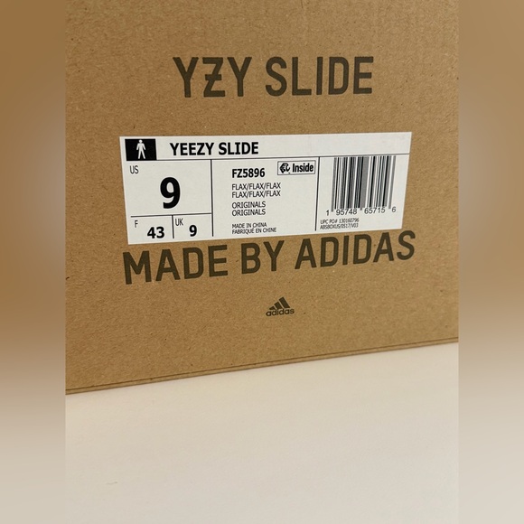 Adidas YZY Brown Foam Slides – New in Box - Picture 4 of 8